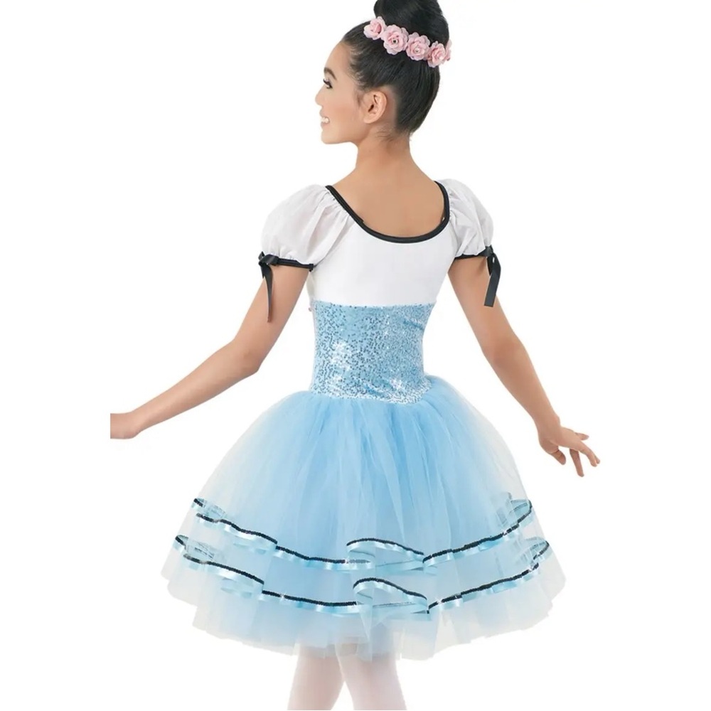 Weissman Showtime Pink White Dance Costume Dress MC Recital Ballet - Picture 2 of 5